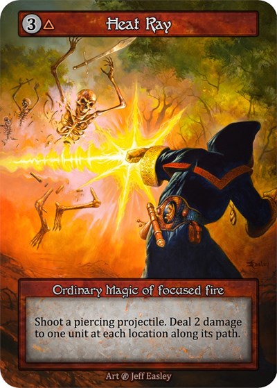 2023 Sorcery Contested Realm: Beta (B) - Heat Ray (Ordinary)