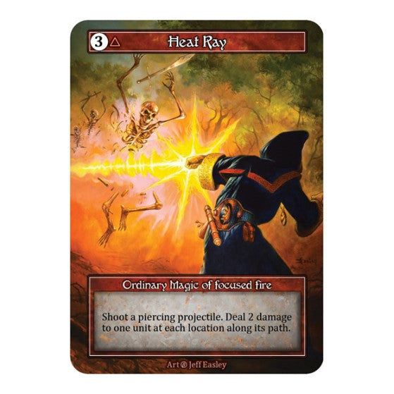 Heat Ray (Foil) (B) Ordinary (Foil Lightly Played) Beta Sorcery: Contested Realm: 2023