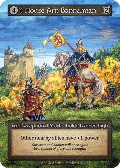 2023 Sorcery Contested Realm: Beta (B) - House Arn Bannerman (Exceptional) (Near Mint)