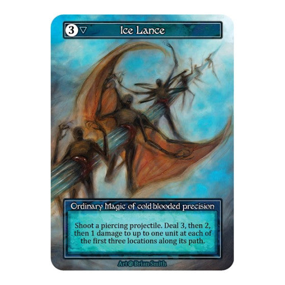 Ice Lance (Foil) (B) Ordinary (Foil Lightly Played) Beta Sorcery: Contested Realm: 2023