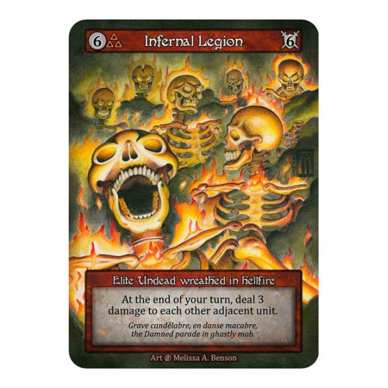 Infernal Legion (B) Elite (Lightly Played) Beta Sorcery: Contested Realm: 2023