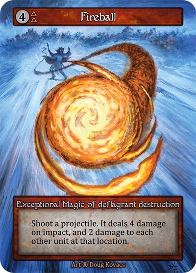 2023 Sorcery Contested Realm: Beta (B) - Fireball (Exceptional)