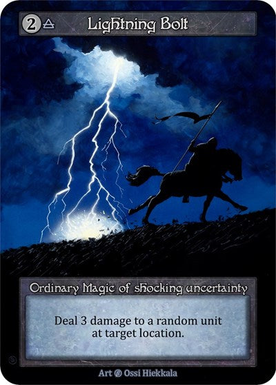 Lightning Bolt (B) Ordinary (Near Mint) Beta Sorcery: Contested Realm: 2023