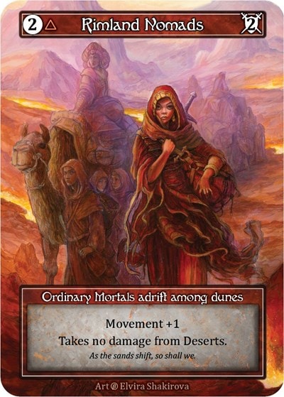 Rimland Nomads (Foil) (B) Ordinary (Foil Near Mint) Beta Sorcery: Contested Realm: 2023