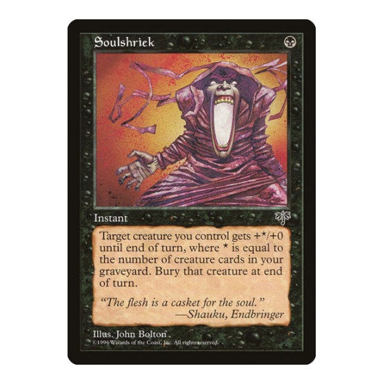 Soulshriek (MIR) #145 Common (Lightly Played) Mirage Magic: The Gathering: 1996