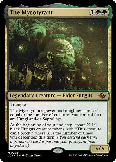 The Mycotyrant (LCI) #235 Mythic Rare (Lightly Played) The Lost Caverns of Ixalan Magic: The Gathering: 2023