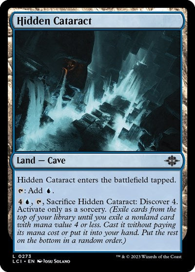 Hidden Cataract (LCI) #273 Land The Lost Caverns of Ixalan Magic: The Gathering: 2023