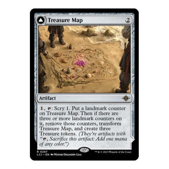 Treasure Map (LCI) #267 Rare The Lost Caverns of Ixalan Magic: The Gathering: 2023