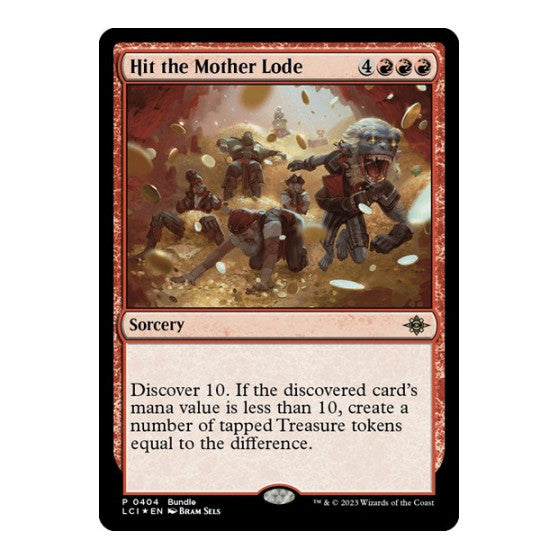 Hit the Mother Lode (LCI Bundle) (UMP) #404 Promo (Foil Lightly Played) Unique and Miscellaneous Promos Magic: The Gathering: 2026