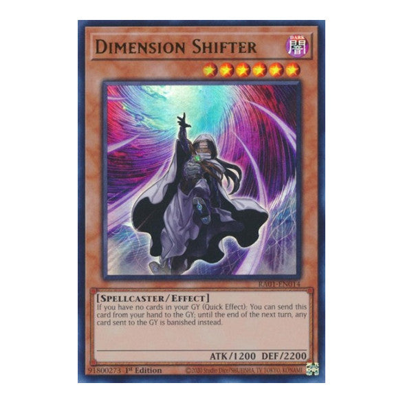 Dimension Shifter (UR) (RA01) #RA01-EN014 Ultra Rare (1st Edition Near Mint) 25th Anniversary Rarity Collection YuGiOh: 2023