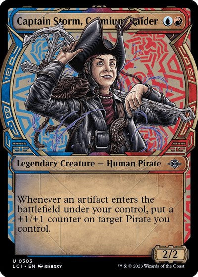 Captain Storm Cosmium Raider Showcase (LCI) #303 Uncommon (Lightly Played) The Lost Caverns of Ixalan Magic: The Gathering: 2023