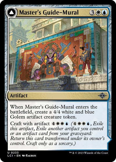 Masters Guide Mural (LCI) #233 Uncommon (Lightly Played) The Lost Caverns of Ixalan Magic: The Gathering: 2023