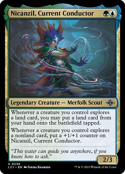 2023 Magic: The Lost Caverns of Ixalan (LCI) - Nicanzil Current Conductor (#236, Uncommon) (Lightly Played)