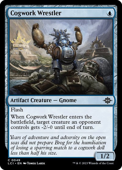 Cogwork Wrestler (LCI) #49 Common (Lightly Played) The Lost Caverns of Ixalan Magic: The Gathering: 2023