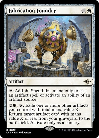 Fabrication Foundry (LCI) #12 Rare (Lightly Played) The Lost Caverns of Ixalan Magic: The Gathering: 2023