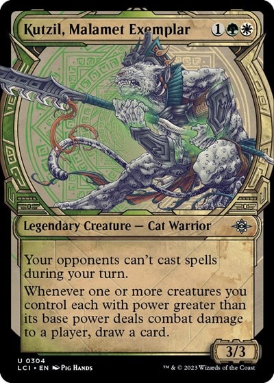 Kutzil Malamet Exemplar Showcase (LCI) #304 Uncommon (Lightly Played) The Lost Caverns of Ixalan Magic: The Gathering: 2023