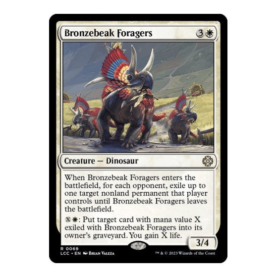 Bronzebeak Foragers (LCC) #69 Rare (Lightly Played) Commander: The Lost Caverns of Ixalan Magic: The Gathering: 2023