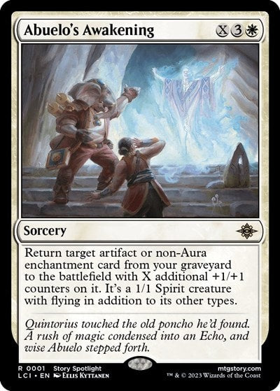 Abuelos Awakening (LCI) #1 Rare (Lightly Played) The Lost Caverns of Ixalan Magic: The Gathering: 2023