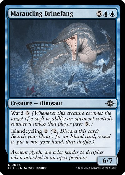 Marauding Brinefang (LCI) #64 Common (Lightly Played) The Lost Caverns of Ixalan Magic: The Gathering: 2023