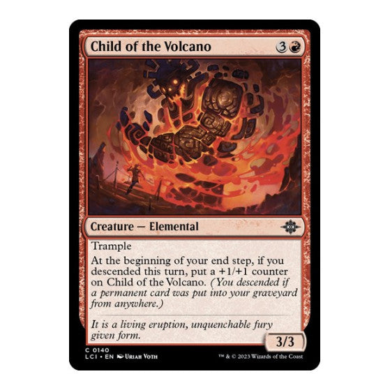 Child of the Volcano (LCI) #140 Common The Lost Caverns of Ixalan Magic: The Gathering: 2023