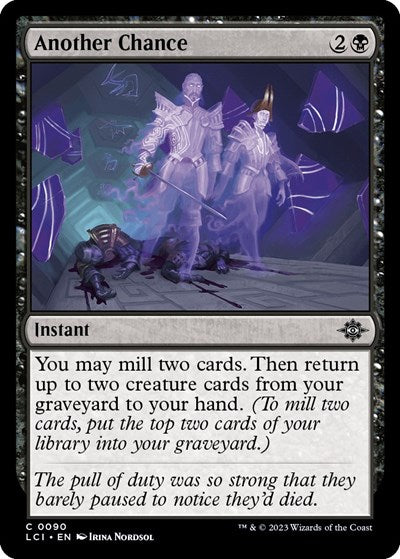 Another Chance (LCI) #90 Common (Lightly Played) The Lost Caverns of Ixalan Magic: The Gathering: 2023