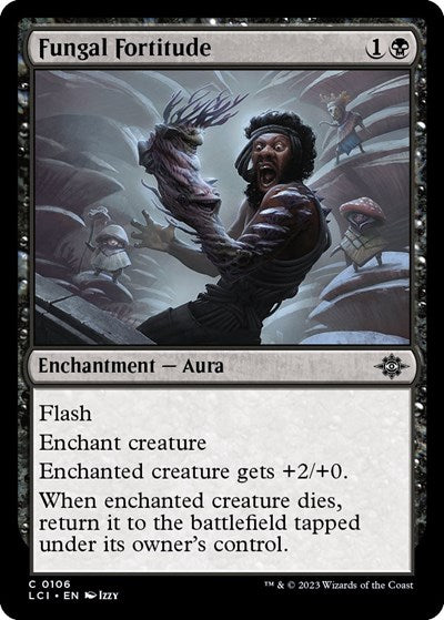 2023 Magic: The Lost Caverns of Ixalan (LCI) - Fungal Fortitude (#106, Common) (Lightly Played)