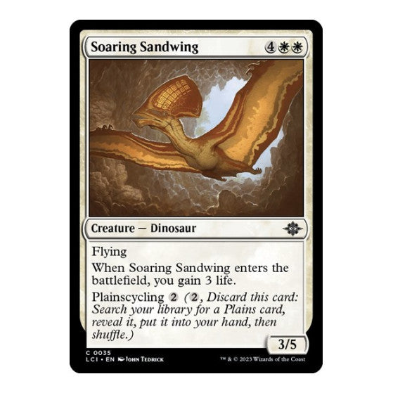 Soaring Sandwing (LCI) #35 Common The Lost Caverns of Ixalan Magic: The Gathering: 2023