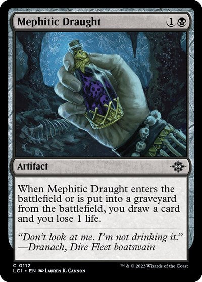 Mephitic Draught (LCI) #112 Common (Lightly Played) The Lost Caverns of Ixalan Magic: The Gathering: 2023