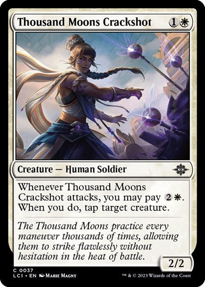 2023 Magic: The Lost Caverns of Ixalan (LCI) - Thousand Moons Crackshot (#37, Common) (Lightly Played)