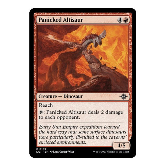 Panicked Altisaur (LCI) #159 Common The Lost Caverns of Ixalan Magic: The Gathering: 2023