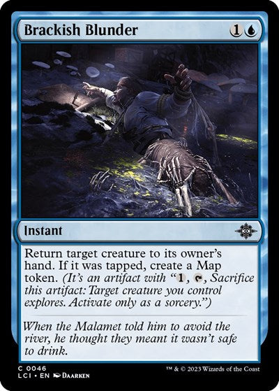 Brackish Blunder (LCI) #46 Common (Lightly Played) The Lost Caverns of Ixalan Magic: The Gathering: 2023