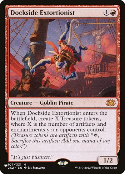 Dockside Extortionist (LIST) #2X2-107 Mythic Rare (Near Mint) The List Reprints Magic: The Gathering: 2026