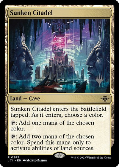 Sunken Citadel (PPLCI) #285p Rare (Lightly Played) Promo Pack: The Lost Caverns of Ixalan Magic: The Gathering: 2023