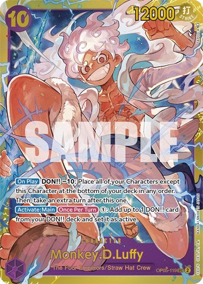 MonkeyDLuffy 119 (OP05) #OP05-119 SEC (Foil Near Mint) Awakening of the New Era One Piece Card Game: 2023