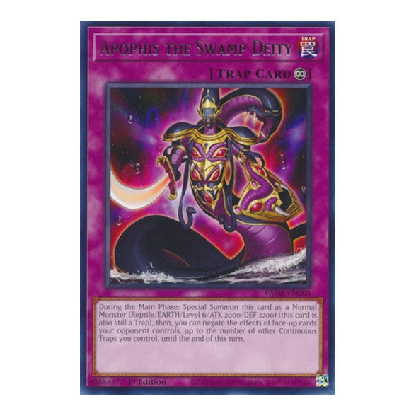 Apophis the Swamp Deity (VASM) #VASM-EN060 Rare (1st Edition Near Mint) Valiant Smashers YuGiOh: 2023