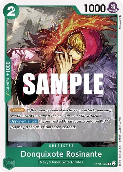 Donquixote Rosinante (030) (OP05) #OP05-030 Rare Awakening of the New Era One Piece Card Game: 2023