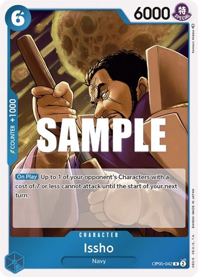 Issho (OP05) #OP05-042 Rare (Foil Lightly Played) Awakening of the New Era One Piece Card Game: 2023