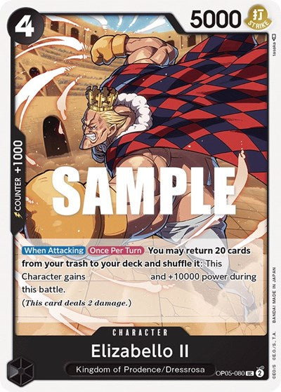 Elizabello II (OP05) #OP05-080 Uncommon (Near Mint) Awakening of the New Era One Piece Card Game: 2023