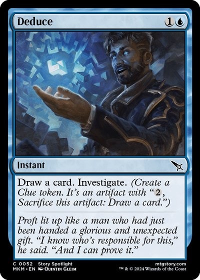 Deduce (MKM) #52 Common Murders at Karlov Manor Magic: The Gathering: 2024