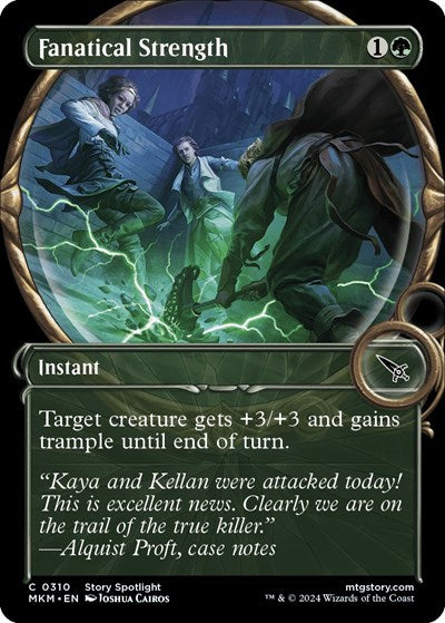 Fanatical Strength Showcase (MKM) #310 Common (Near Mint) Murders at Karlov Manor Magic: The Gathering: 2024