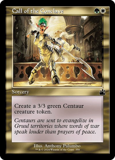 Call of the Conclave Retro Frame (RVR) #358 Common (Lightly Played) Ravnica Remastered Magic: The Gathering: 2024