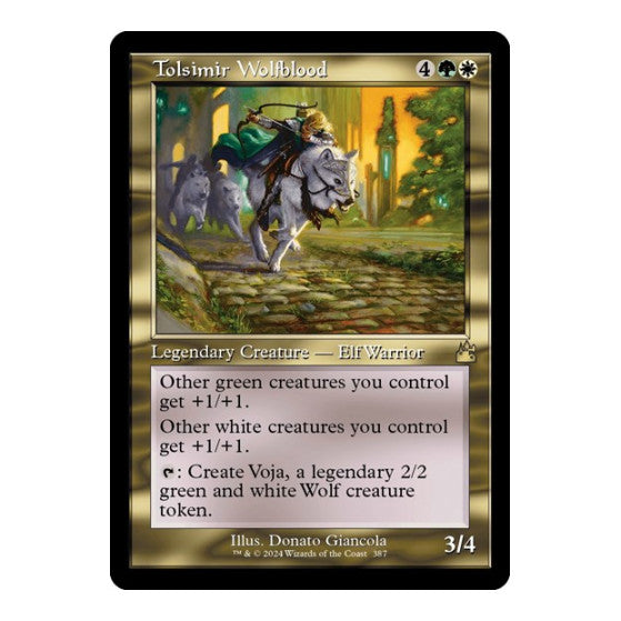 Tolsimir Wolfblood (Retro Frame) (RVR) #387 Rare (Lightly Played) Ravnica Remastered Magic: The Gathering: 2024
