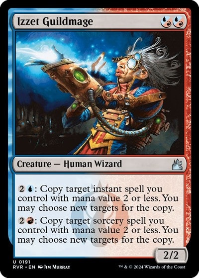 Izzet Guildmage (RVR) #191 Uncommon (Lightly Played) Ravnica Remastered Magic: The Gathering: 2024
