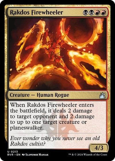 Rakdos Firewheeler (RVR) #213 Uncommon (Lightly Played) Ravnica Remastered Magic: The Gathering: 2024
