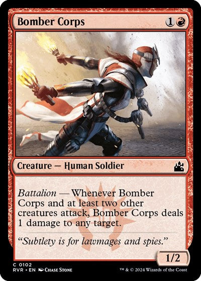 Bomber Corps (RVR) #102 Common (Lightly Played) Ravnica Remastered Magic: The Gathering: 2024