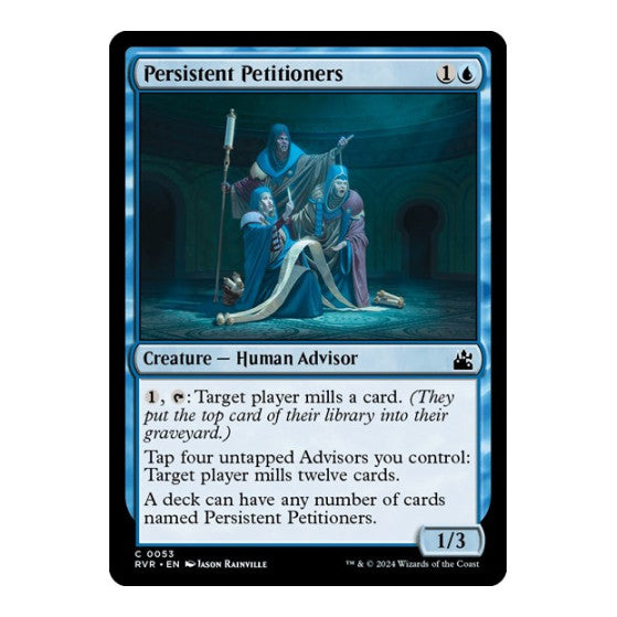 Persistent Petitioners (RVR) #53 Common Ravnica Remastered Magic: The Gathering: 2024