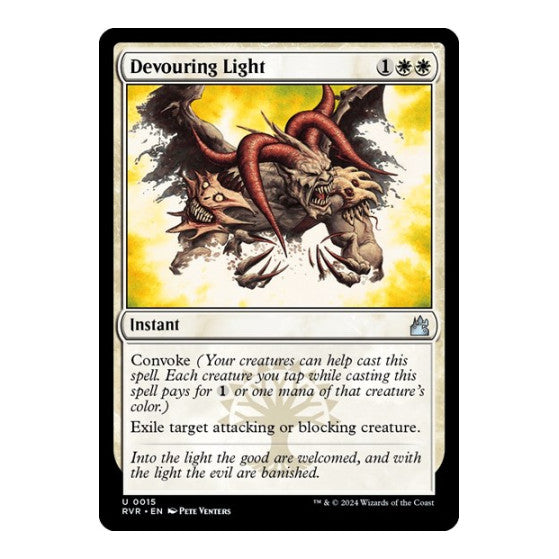 Devouring Light (RVR) #15 Uncommon (Lightly Played) Ravnica Remastered Magic: The Gathering: 2024