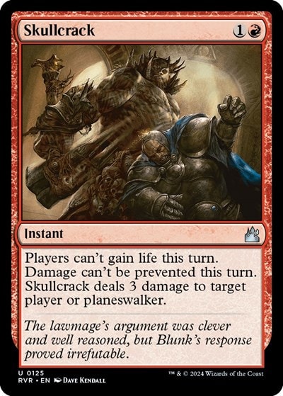 Skullcrack (RVR) #125 Uncommon (Lightly Played) Ravnica Remastered Magic: The Gathering: 2024