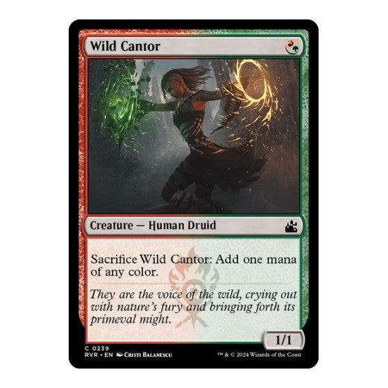 Wild Cantor (RVR) #239 Common (Lightly Played) Ravnica Remastered Magic: The Gathering: 2024