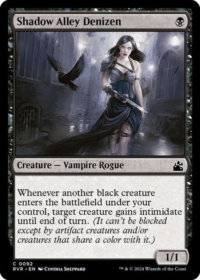 Shadow Alley Denizen (RVR) #92 Common Ravnica Remastered Magic: The Gathering: 2024